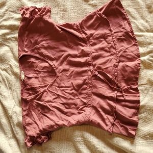 Sim & Sam Pink Ruffled Shirt